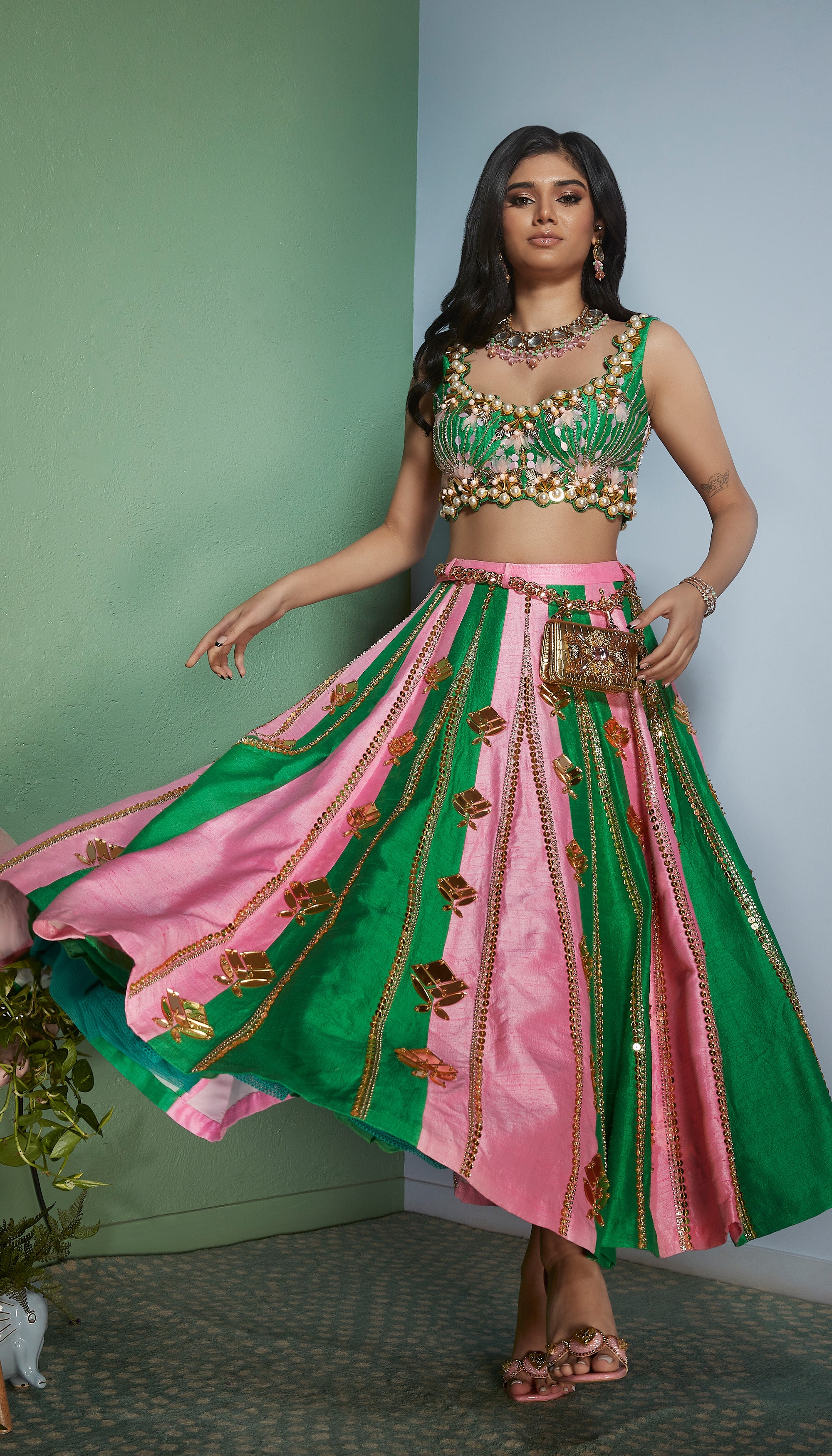 Buy Half Saree Lehenga Pure Silk Indian Lehenga Dupatta and Designer Blouse  Wedding Lehenga/bridal Lengha/party Wear Dress/bridemade Lehenga Online in  India - Etsy